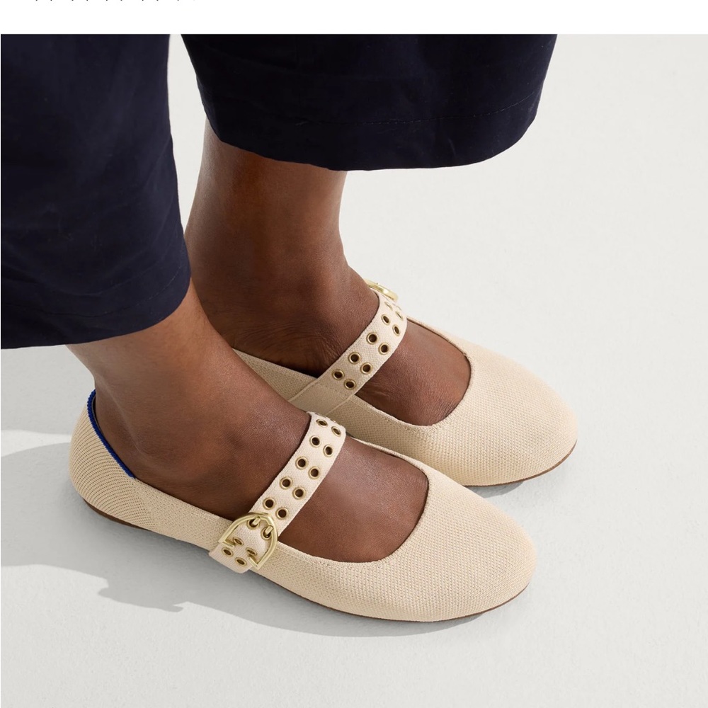 Rothy's Ballet Mary Jane in Conch